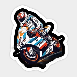 Motorbike Racing Sticker